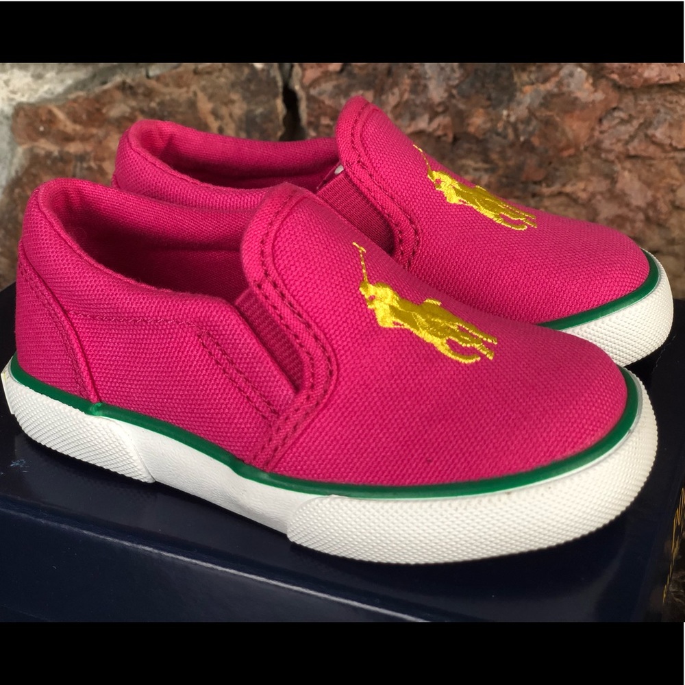 NEW Polo Ralph Lauren Slip-On Casual Sneakers - Picture 8 of 12
